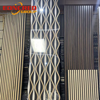 Combina Función Acústica con Decoración Artística, Panel Acústico WPC con Diseño Geométrico 3D