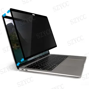 Grosir Bingkai Anti Mata-mata Laptop Anti Silau Anti Mengintip Filter Pelindung Layar Privasi untuk Macbook Pro Retina 13.3 Inci