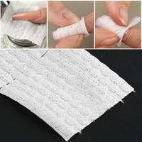Tampons démaquillants portables mini pour vernis à ongles, lingettes en coton non pelucheuses pour le nettoyage des ongles en gel, dégraissage pour usage en spa