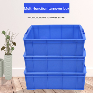 Factory Custom Design <strong>Stacking</strong> Baskets Blue Turnover Basket <strong>Stacking</strong> Agricultural Fruits Vegetables <strong>Storage</strong> <strong>Crate</strong> - Product Image 5