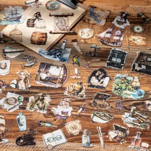 20 unids/pack de pegatinas para mascotas Serie de Viaje náutico marino Aquascape manual decoración Material pegatinas - Product Image 1