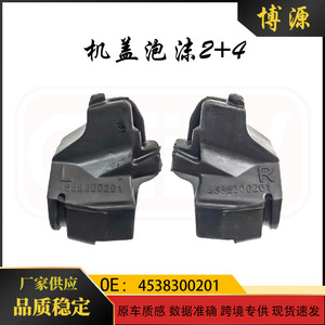 Smart <b>Hood</b> Foam 4538300201 Left Right Pair Black ABS Replacement Part For Smart 453 <b>Engine</b> <b>Hoods</b> - Product Image 5