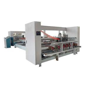 Otomatik tam otomatik oluklu karton karton karton kutu xo so katlayıcı yapıştırıcı makine - Product Image 1
