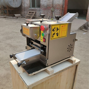 Máquina Automática Eléctrica de Acero Inoxidable para Hacer Masa de Empanadas con Motor, Máquina Comercial de Sobremesa para Hacer Envoltorios de Wonton para Pequeños Negocios - Product Image 4