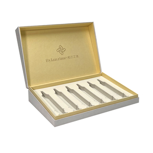 กล่องใส่น้ำมันหอมระเหยพร้อมโฟมด้านในกล่องฟอยล์สีทองขนาด30มล. ทำจากกระดาษแข็งแข็ง - Product Image 2