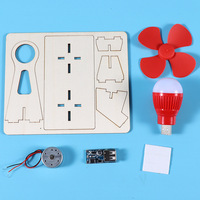 Ensemble d'invention de bricolage de génération d'énergie éolienne pour les élèves du primaire paquet de matériel d'enseignement à la vapeur jouets d'ingénierie scientifique