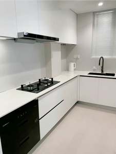 Meubles de cuisine modernes entièrement modulaires, sur mesure, en bois et MDF avec carcasse en panneau mélaminé pour projets de cuisine - Product Image 4