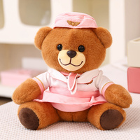 Jouets en peluche animaux mignons personnalisés de la série Couleurs Adorables – Porcs et chats super doux, anti-stress, cadeau d'anniversaire