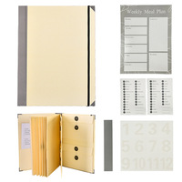 Organiseur de documents A4 en papier opaque ignifuge, classeurs extensibles, imprimés UV pour l'école, papiers importants, passeports
