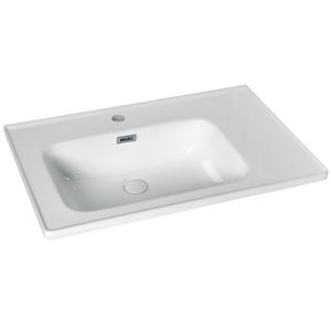 Lavabo à bord gauche lavabo rectangulaire en céramique pour salle <span class=keywords><strong>de</strong></span> bain lavabo à main - Product Image 1