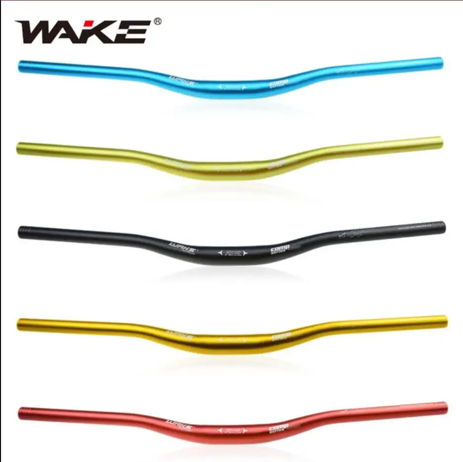 WAKE aluminum alloy mountain bike handlebar MTB 31.8*720mm, 780mm bicycle Long handle bar rise bicycle handlebars