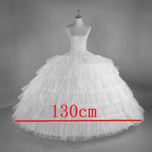 8 Hoops Big <strong>White</strong> Quinceanera Dress Petticoat Super Fluffy Crinoline Slip <strong>Underskirt</strong> for Wedding Ball Gown Diameter - Product Image 2