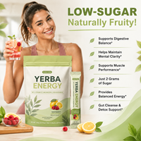 Private Label Yerba Mate Thee Kruiden, Duurzame Energie Verbeterde Mentale Duidelijkheid OEM ODM voor Dagelijkse Volwassen Gezondheid