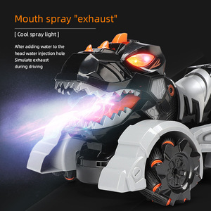 Neuerscheinung 2,4G Drift-Sprüh-Dinosaurier-Rennwagen mit Hoher Geschwindigkeit, Musik und Licht Ferngesteuertes Elektrisches Spielzeugauto für Kinder - Product Image 2
