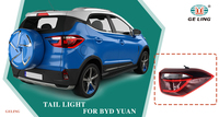 Accessoires de pièces d'auto feu arrière feu arrière feu arrière arrêt arrière combinaison de recul lampe intérieure pour BYD YUAN 2018 2016 2017