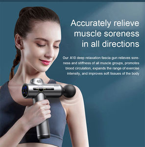 Masajeador de pistola Fascial de impulso muscular eléctrico recargable ABS profesional de alta calidad 2025 para masaje deportivo corporal - Product Image 4