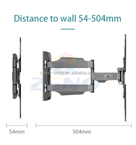 <span class=keywords><strong>Support</strong></span> <span class=keywords><strong>mural</strong></span> pour téléviseur ZENO, 32-60 pouces, <span class=keywords><strong>support</strong></span> <span class=keywords><strong>mural</strong></span> flottant pour téléviseur, <span class=keywords><strong>support</strong></span> <span class=keywords><strong>mural</strong></span> articulé pour téléviseur LED, capacité de charge jusqu'à 80 livres, M400 - Product Image 3