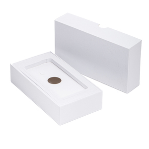 Slim sinh thái ý thức tông màu trắng trường hợp, tùy chỉnh kích thước cho <span class=keywords><strong>Iphone</strong></span> 15/Galaxy Z gấp, 3C điện tử bán lẻ hộp W/miễn phí tác phẩm nghệ thuật - Product Image 4