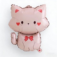 Ballons en aluminium Bln en forme d'animaux de dessin animé pour la décoration de fêtes d'anniversaire, pour enfants, garçons, filles, fournitures scolaires en gros
