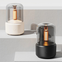 Diffuseur d'arômes à LED Humidificateur Ultrasonic Nano Mist Spray pour la maison, l'hôtel et la maison Bougies d'air de guérison Lumière YS
