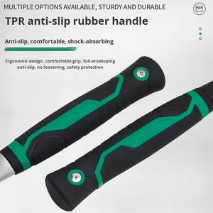 Marteau d'exploration multifonction, <span class=keywords><strong>pioche</strong></span>, fendeur de bois de chauffage d'extérieur, outil d'exploration géologique, alpinisme, une seule pièce - Product Image 3