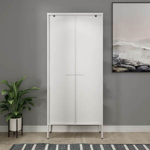 Armoire de cuisine à double porte en métal écologique, armoire de <span class=keywords><strong>rangement</strong></span> pour objets lourds - Product Image 4