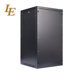 Gabinete de Montaje en Pared de 19 Pulgadas 18U 22U con Paneles Laterales Extraíbles, Ventiladores de Refrigeración y Ruedas (Opcionales), Embalaje Plano - Product Image 5