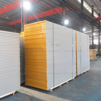 Usine directe 50mm chambre froide décorative mousse de polyuréthane toit mur Eps ciment prix tunisie panneau sandwich en métal conception Tuekey