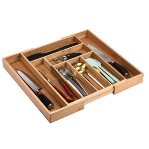Cajas Organizadoras de Bambú para Almacenamiento en el Hogar, Cocina, <span class=keywords><strong>Despensa</strong></span>, <span class=keywords><strong>Armario</strong></span>, Oficina, Dormitorio, Baño, Modelo Decorativo - Product Image 1