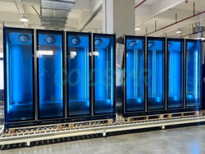 Congélateur pour supermarché, vitrine à aliments surgelés, porte entièrement vitrée, 4 portes, congélateur pour crème glacée, congélateur <span class=keywords><strong>LG</strong></span> - Product Image 4
