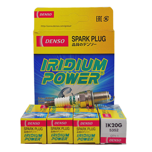 หัวเทียนอิริเดียม DENSO รุ่นใหม่ IK20G 12290-R60-U02 สำหรับรถยนต์ Accord 2.0 CIIMO City (2005-) - Product Image 1