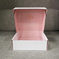 Boîte d'expédition de luxe personnalisée pour cosmétiques, en carton ondulé, pour emballage de soins de la peau