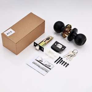 Cao an ninh nhập sự riêng tư vòng hai mặt hình trụ hình ống bóng <span class=keywords><strong>Knob</strong></span> khóa cho cửa gỗ mạ kẽm - Product Image 4