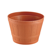 Vente chaude Peinture En Aérosol En Plastique Grande Taille Pot De Fleur Arbre Pot De Jardin