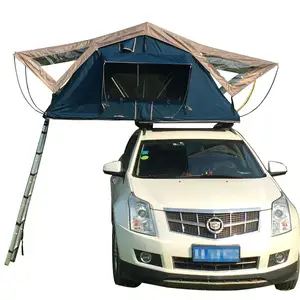 Vendita calda all'aperto impermeabile 4x4 tenda da tetto per auto da campeggio 210D Oxford UV50 + tende da tetto per auto