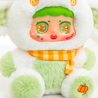 Schattige Cartoon Fruitgroenteserie Pluche Vinyl Gezichtspop Zacht Knuffeldier Speelgoed Stress Verlichting Geschenk Blind Doos Speelgoed Voor Kind