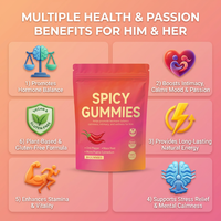 Bonbons épicés pour l'intimité Bonbons mous Maca Racine Muira Puama Epimedium pour hommes Booster d'énergie pour l'équilibre
