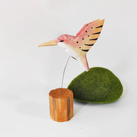 Artisanat en bois massif fait à la main, ornements de bureau européens, bijoux créatifs pour la maison, sculpture sur bois personnalisée