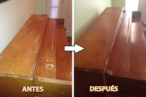 Protection du <span class=keywords><strong>bois</strong></span> à séchage rapide, résistante aux rayures, imperméable et sans danger pour les aliments, pour tables, chaises, armoires et surfaces de travail en <span class=keywords><strong>bois</strong></span>. - Product Image 2