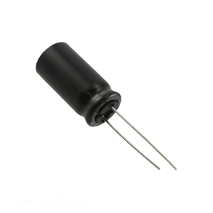 ตัวเก็บประจุแบบ Through Hole ยี่ห้อ Manufacturer Channel รุ่น 15uF CAP ALUM 15UF 20% 50V RADIAL TH UDB1H150MHM - Product Image 1
