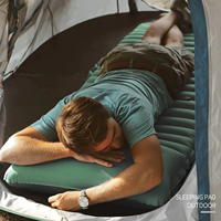 Matelas de camping auto-gonflant léger et compact de haute qualité avec logo personnalisé, simple, 190x70x10cm, pour le camping