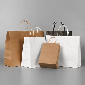 Tùy chỉnh Túi giấy Kraft màu xanh đậm vật liệu phân hủy sinh học có tay cầm - Product Image 4