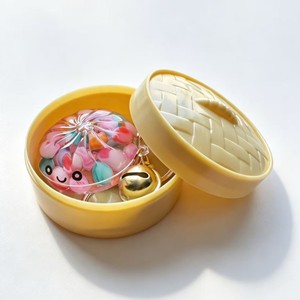 <span class=keywords><strong>Porte</strong></span>-clés mignon anti-stress en forme de boulette de raviolis Bao 3D pour sac à dos - Product Image 6
