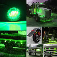 3/4 "rond LED voiture ED feu de position latéral camion lumière latérale pour remorque Bus tracteur voiture véhicule camion lampe d'avertissement d'urgence