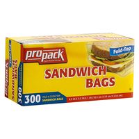 Sac en plastique refermable transparent de qualité alimentaire LDPE, format sandwich, pliable
