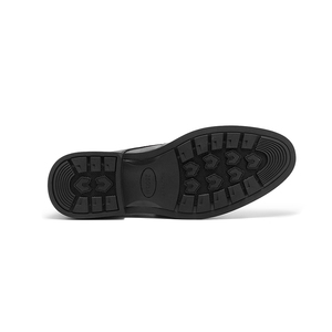 <span class=keywords><strong>Eleganti</strong></span> scarpe da <span class=keywords><strong>uomo</strong></span> <span class=keywords><strong>stringate</strong></span> in pelle nera a quadri con decorazioni in rilievo, ideali per riunioni d'ufficio ed eventi formali. - Product Image 2