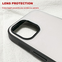 Coques de téléphone de sublimation de verre trempé vierges d'usine pour Iphone 13 14 15 pour Samsung S23 Ultra
