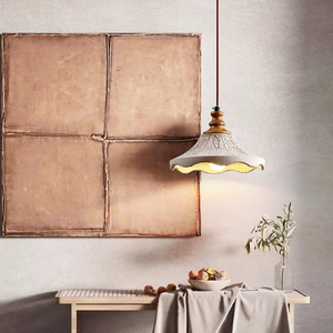 Lámpara Colgante Retro Minimalista Nórdica Estilo Wabi-Sabi, Vintage Japonesa para Pasillo, Bar, Isla, Mesita de Noche, Dormitorio, Comedor - Product Image 6