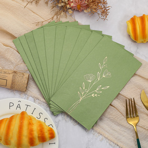 Gold Stamped Paper Napkins 330mm Square Printed For Birthday Parties And Gatherings - Product Image 4
