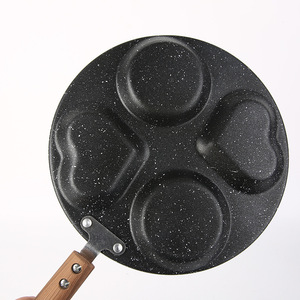 Mini Four-Hole Egg Pan Nonstick Round Frying Pan For Cooking Eggs Household Use - Product Image 3